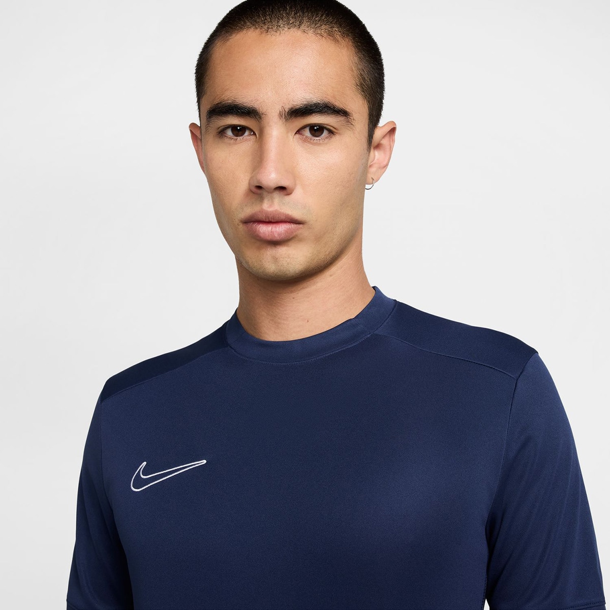 T-shirt de Futebol de Manga Curta Dri-FIT de Homem Azul-4