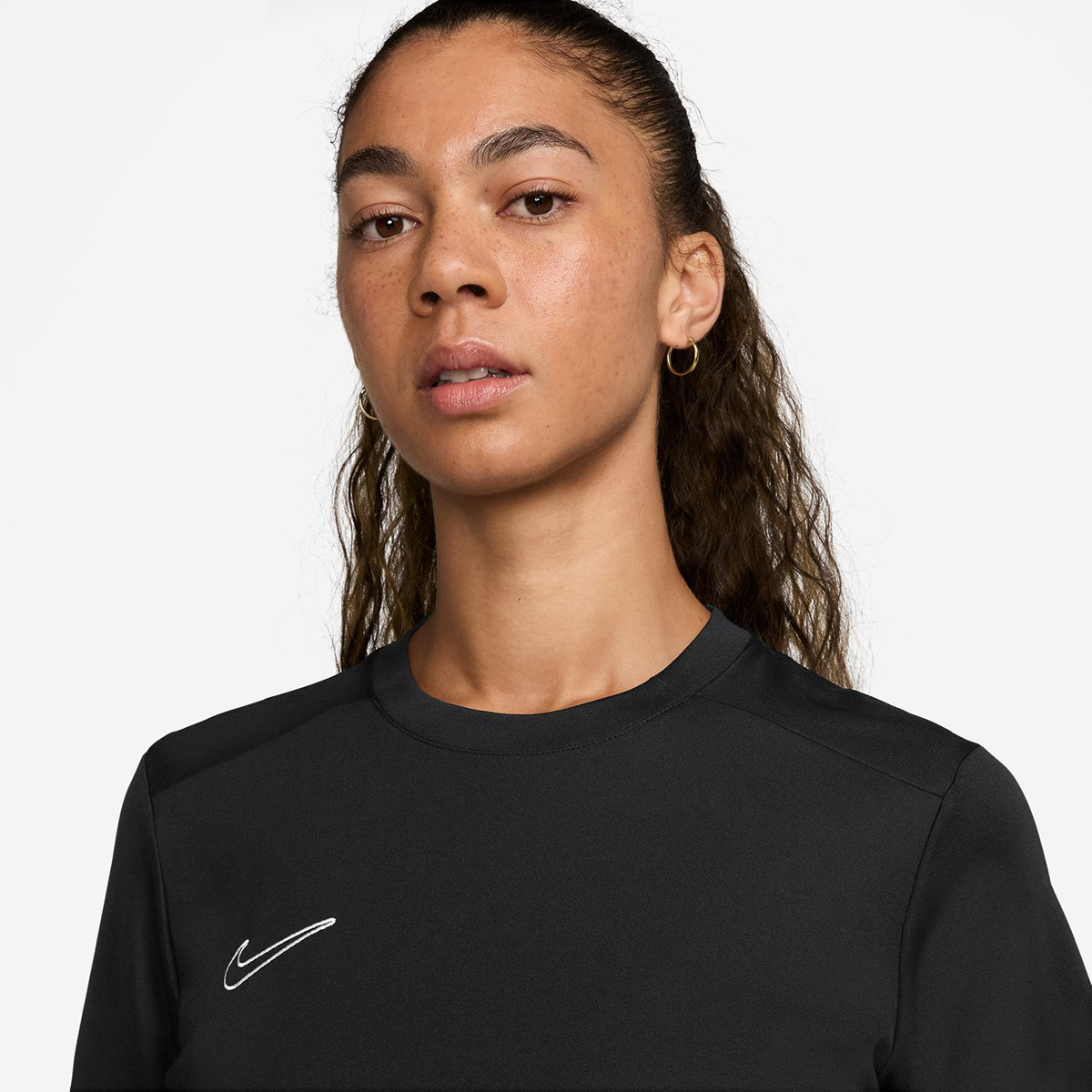 T-shirt de Futebol de Mulher Dri-FIT Academy 25 Preto-3