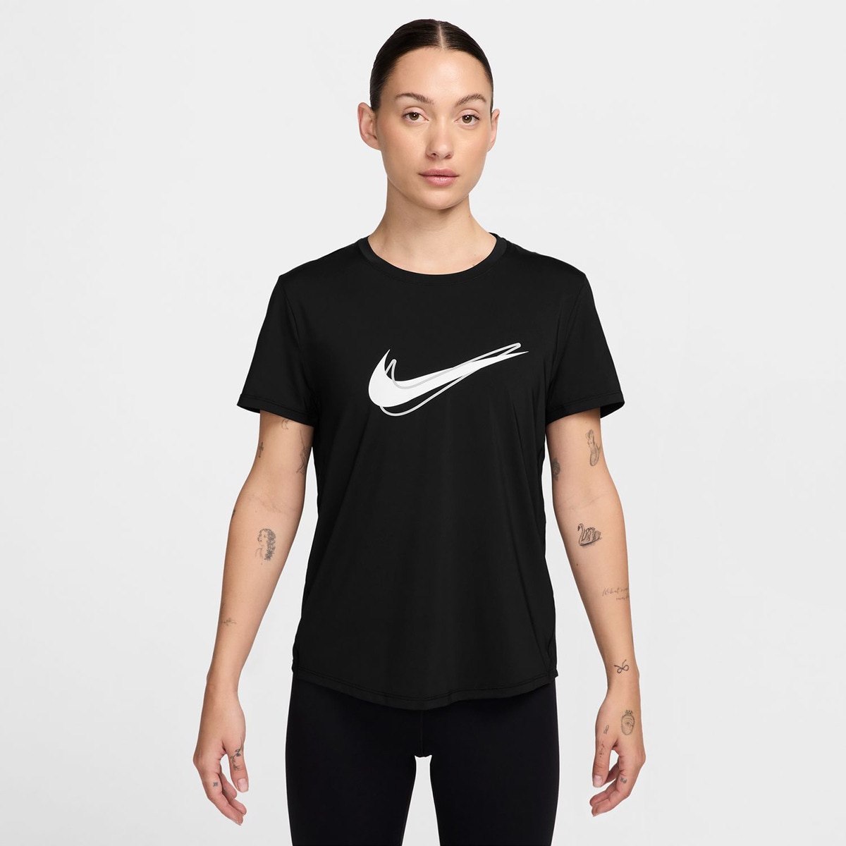T-shirt de Mulher One Swoosh Preto-1