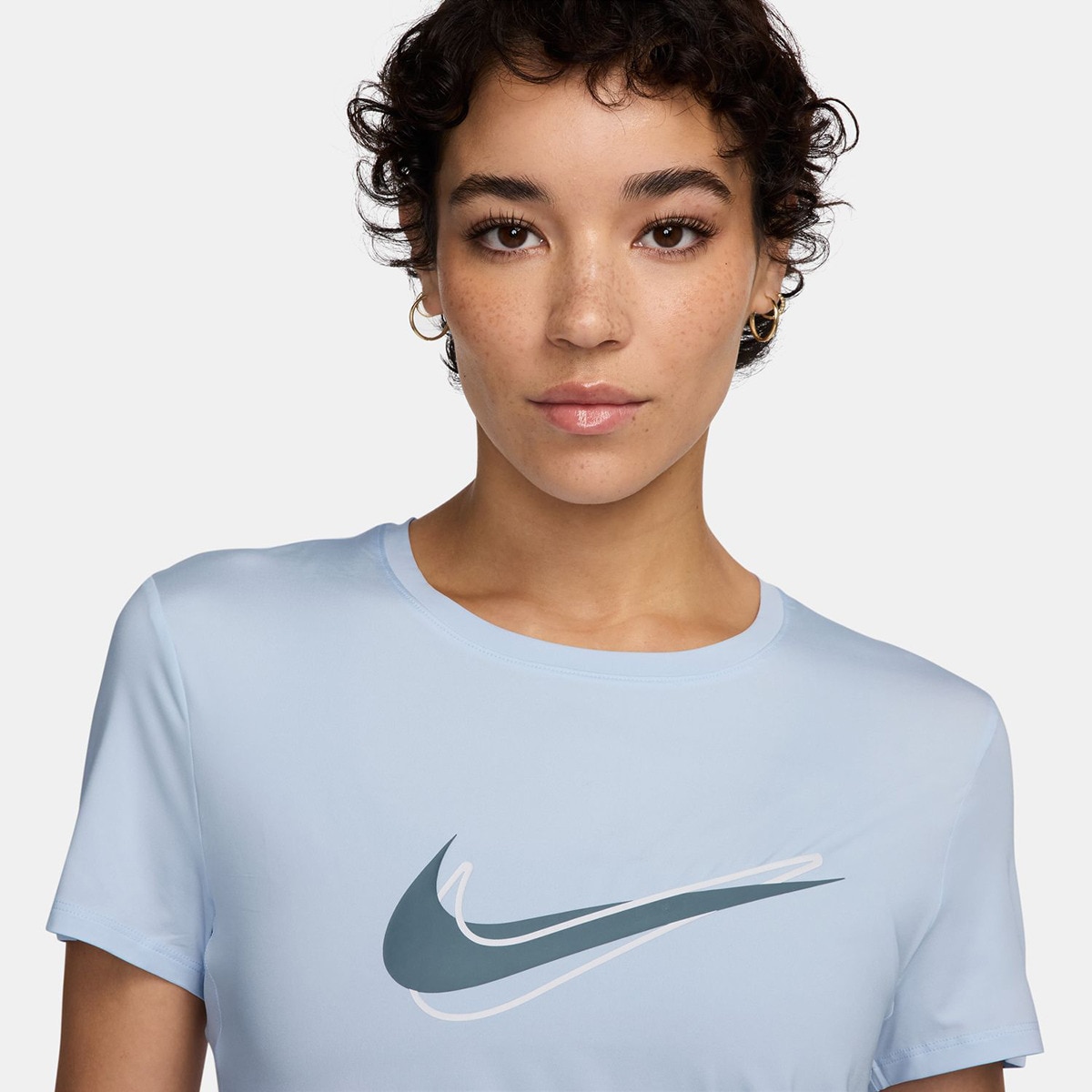 T-shirt de Mulher One Swoosh Azul-3