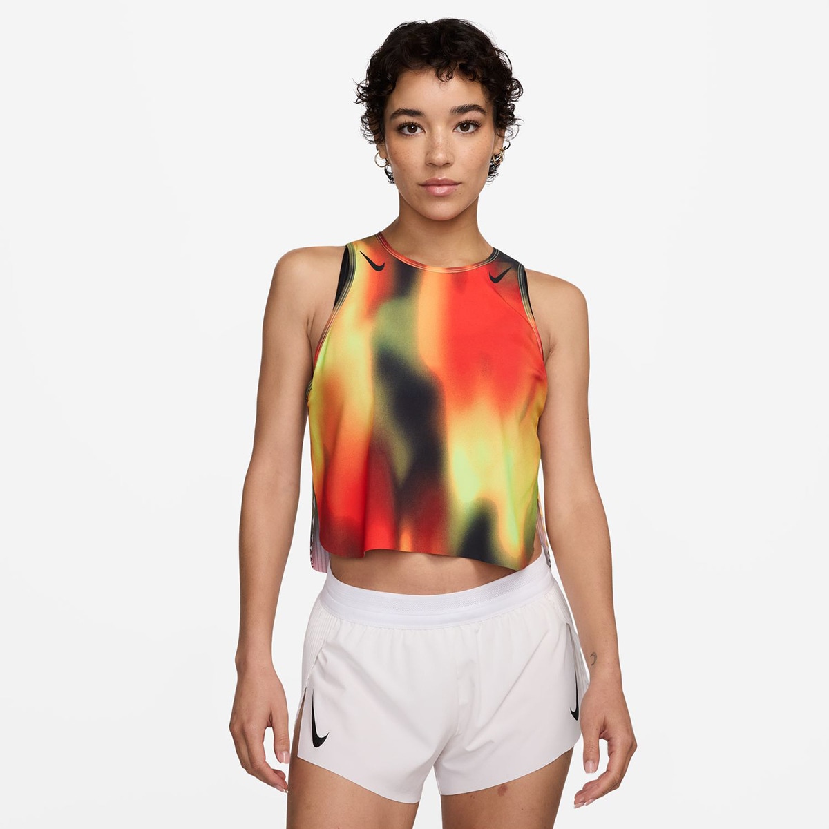 T-shirt de Mulher AeroSwift Amarelo-1