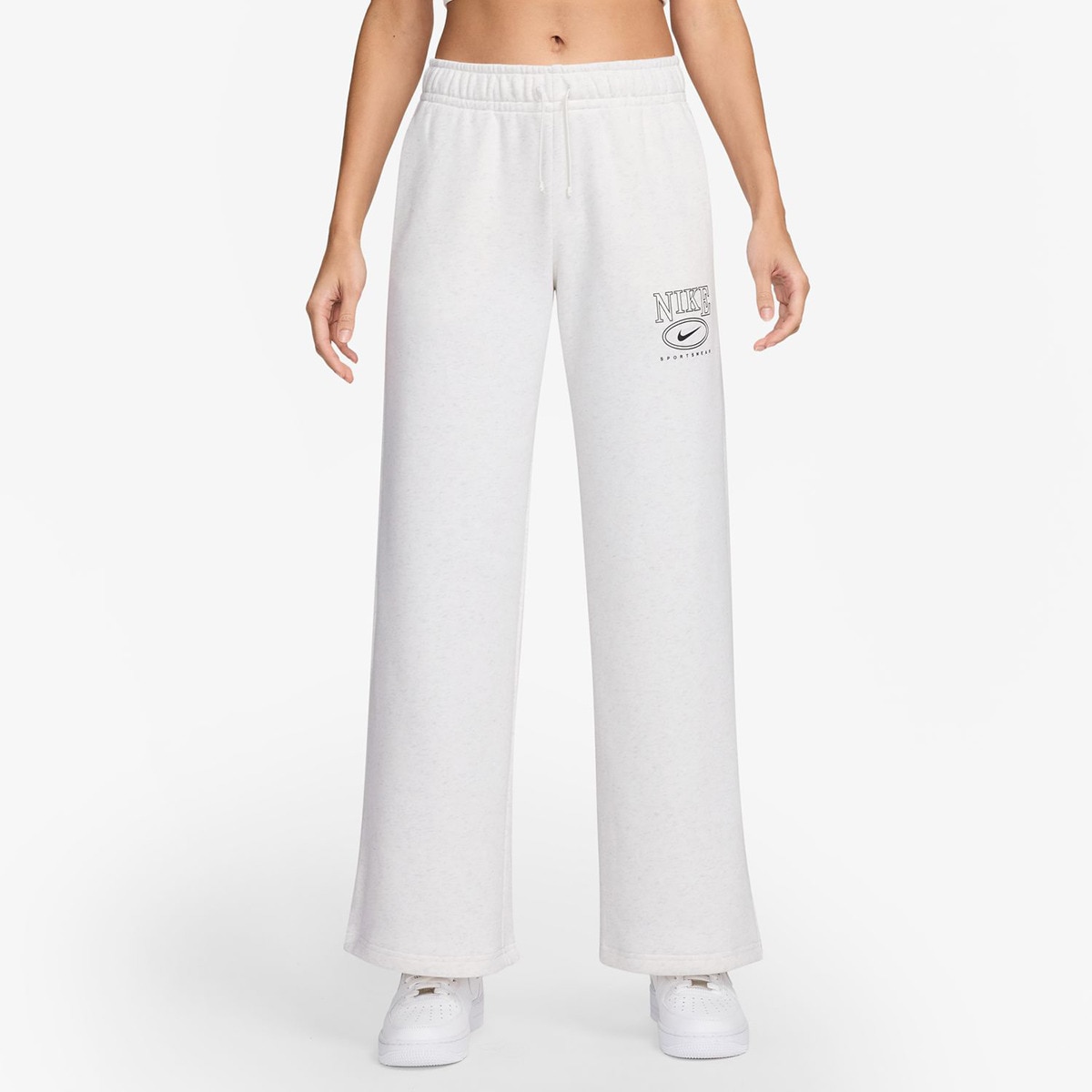 Calças de Mulher Sportswear Club Fleece Cinzento-claro-1