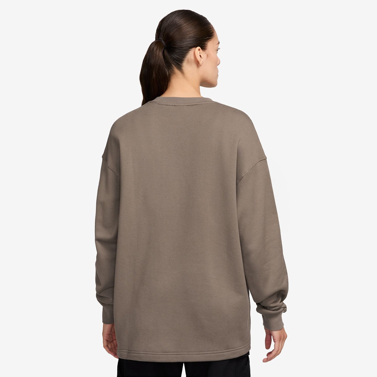 Sweatshirt de Mulher Sportswear Street Castanho-2