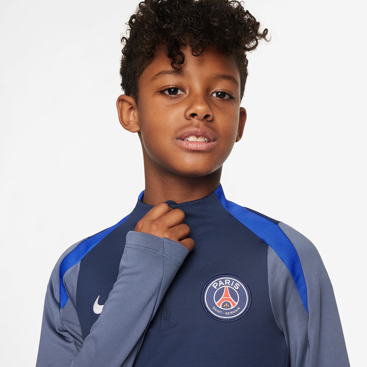 T-shirt de Homem Paris Saint-Germain PSG Strike Azul-marinho-3