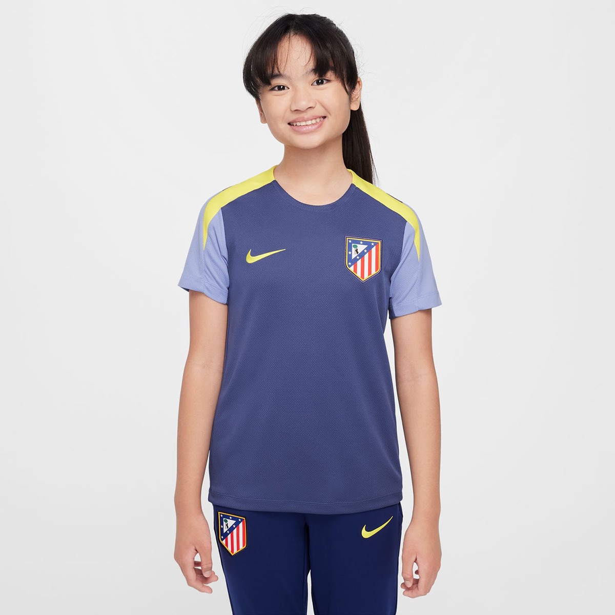 T-shirt de Criança Atlético de Madrid 2025-2026 Strike Roxo-1