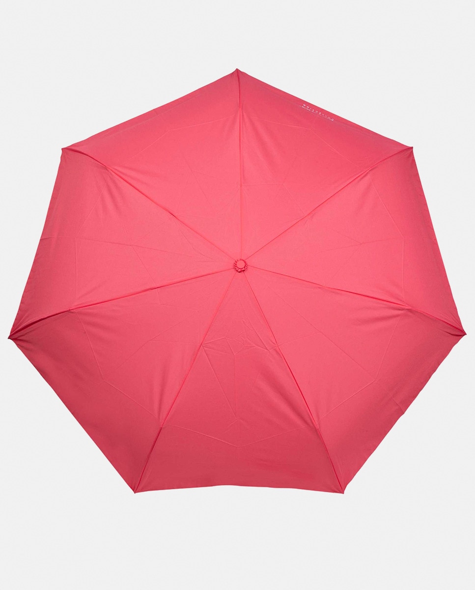 Guarda-Chuva Dobrável Manual - Fúcsia Rosa-2