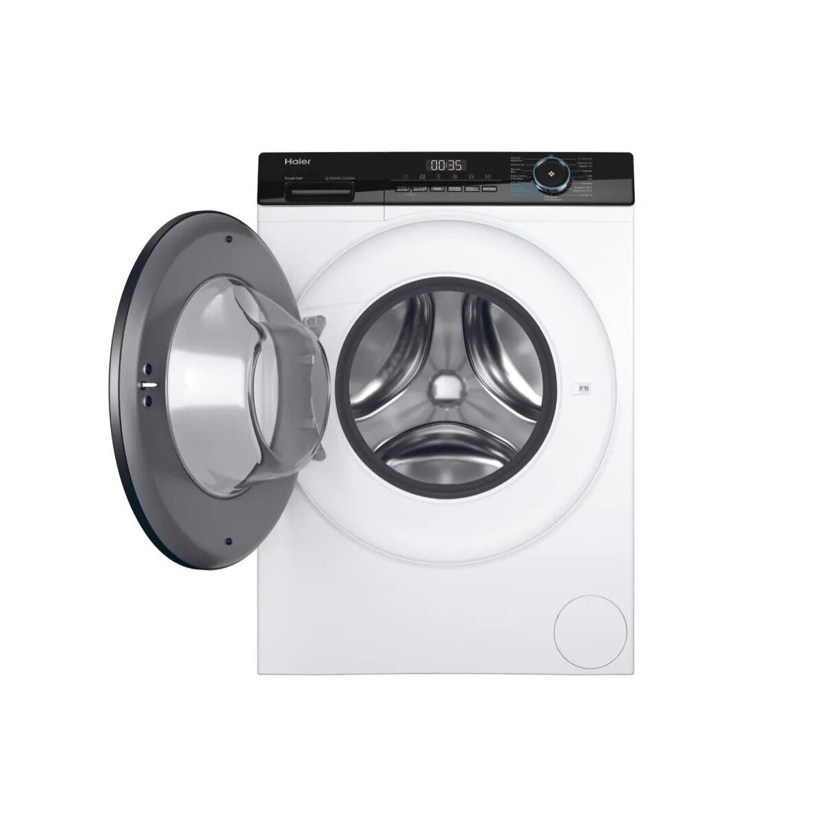 Máquina de Lavar Roupa Haier I-Pro Série 3 HW80-BP14939 Motor Inverter BPM, Carga Frontal, de 8 Kg e de 1400 rpm - Branco Branco-2