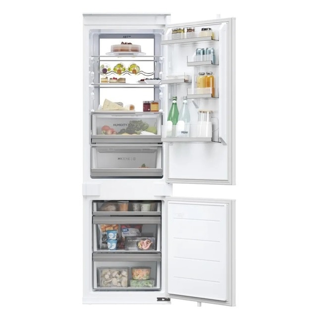 Imagem 0 de Frigorífico Combinado Encastrável Haier Série ID HBW7518C No Frost e de 177,2 cm - Branco