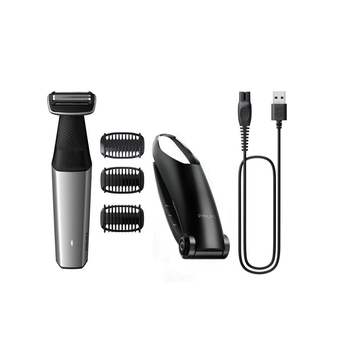 Imagem 0 de Aparador Corporal Philips Serie 5000 BG5021/15 Corta e Barbeia, com Acessório para as Costas, Utilização a Húmido e a Seco - Autonomia de 60 Minutos