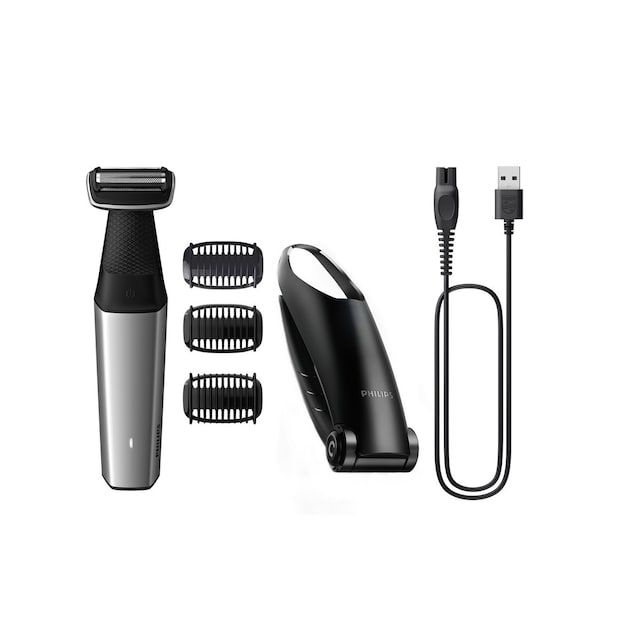 Imagem 0 de Aparador Corporal Philips Serie 5000 BG5021/15 Corta e Barbeia, com Acessório para as Costas, Utilização a Húmido e a Seco - Autonomia de 60 Minutos
