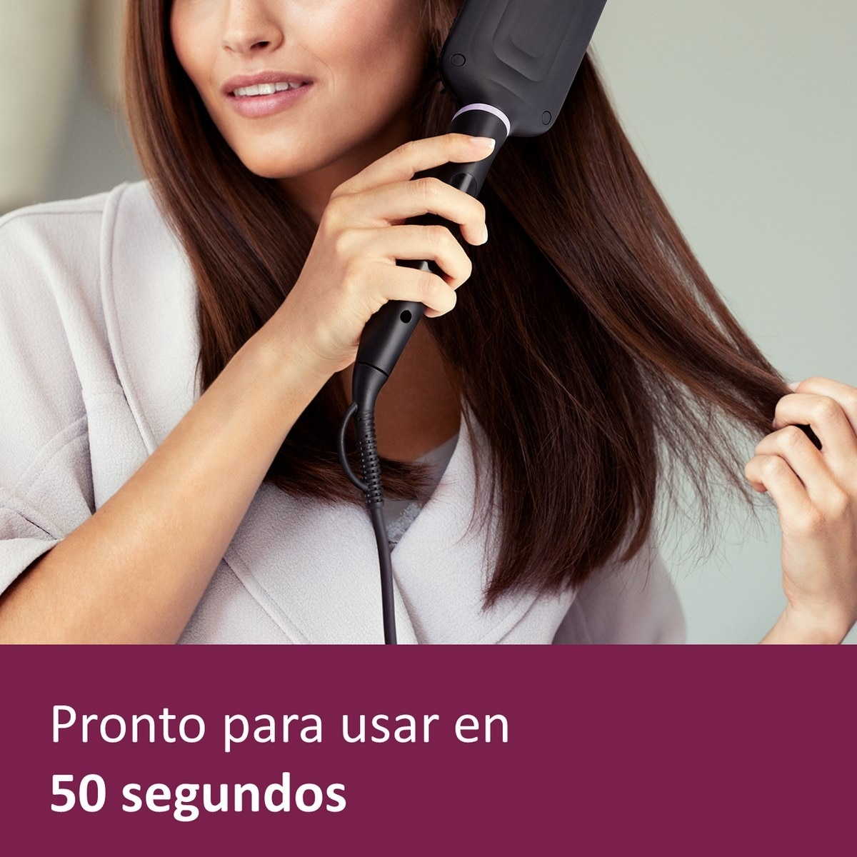 Escova Alisador de Cabelo Philips BHH880/00 - Revestimento em Cerâmica de Turmalina - Preto Preto-5