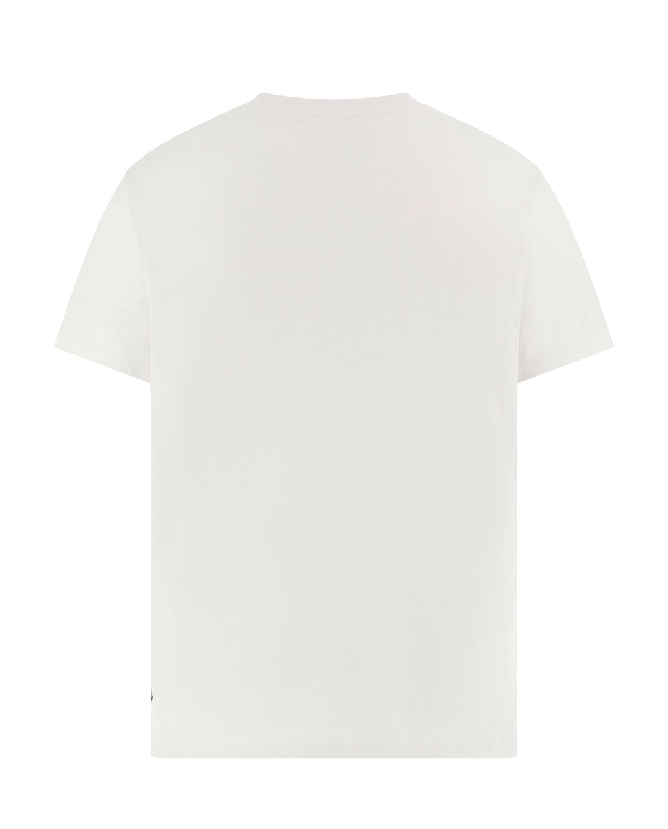 T-shirt de Manga Curta com Logótipo Branco-5