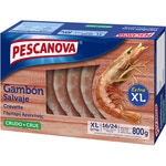 rohe wilde Rotgarnele XL 10-24 Stück Karton 800 g netto Abtropfgewicht