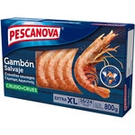 rohe wilde Rotgarnele XL 10-24 Stück Karton 800 g netto Abtropfgewicht