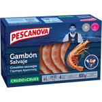 rohe wilde Rotgarnele XL 10-24 Stück Karton 800 g netto Abtropfgewicht