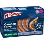 rohe wilde Rotgarnele XL 10-24 Stück Karton 800 g netto Abtropfgewicht