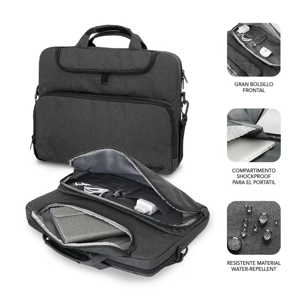 Mala para Portátil Air Padding 13.4/14" Subblim - Cinzento 2