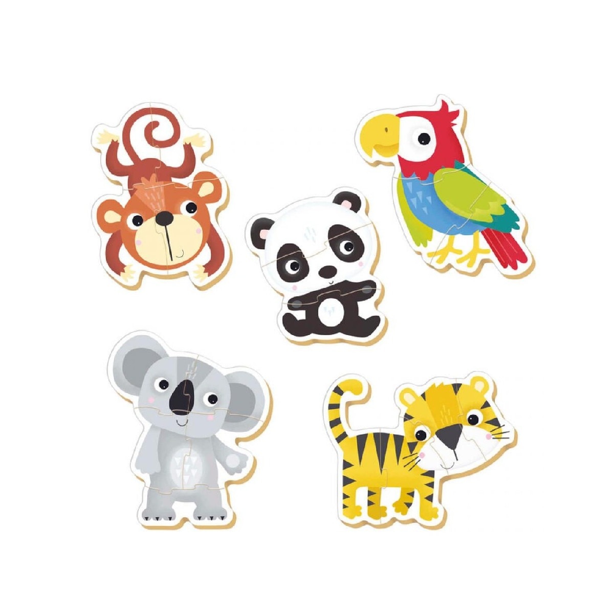 Puzzle Fauna Selvagem 2-5 Peças 2