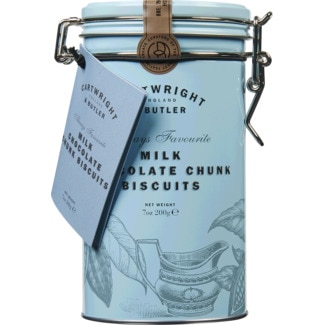 Biscoitos de Chocolate Leite Crunk lata 200 g - Cartwright&butler