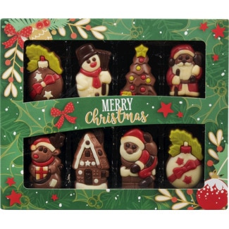 Figuras de Natal de Chocolate embalagem 80 g - Ludomar