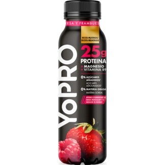 Iogurte Líquido Proteína sabor Morango e Framboesa embalagem 300 g - Yopro