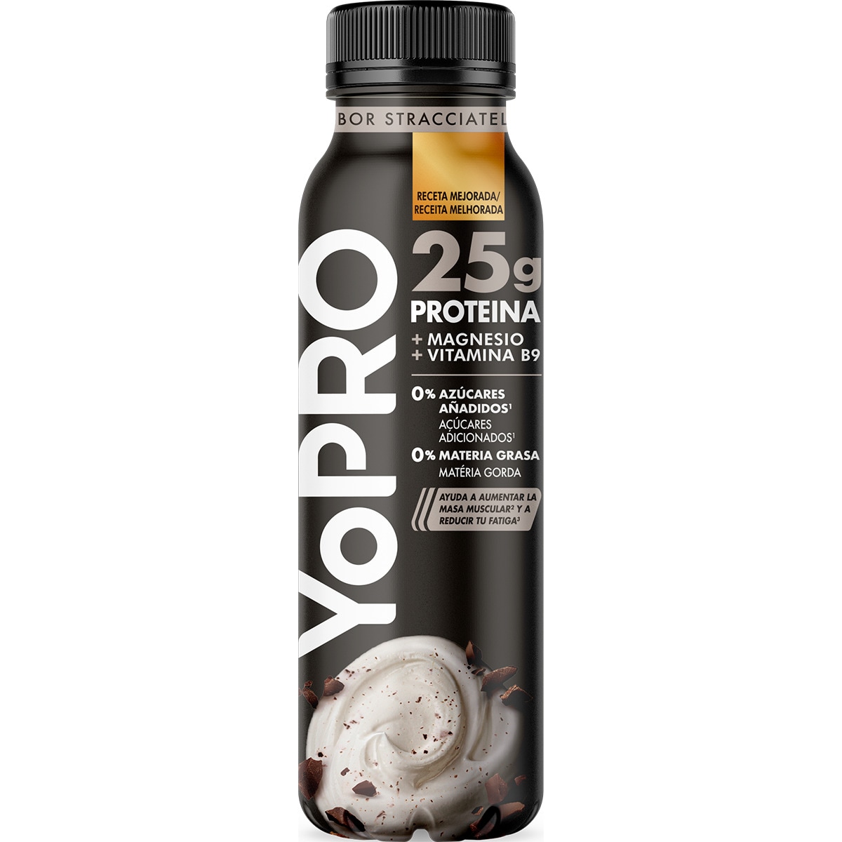 Iogurte Líquido Proteína sabor Stracciatella embalagem 300 g