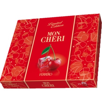 Bombons Mon Cheri 25 unidade 262,5 g - Ferrero