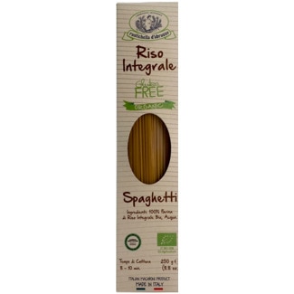 Spaguetti Integral de Arroz sem Glúten embalagem 250 g - Rustichella
