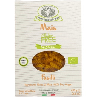 Fusili de Milho sem Glúten embalagem 250 g - Rustichella