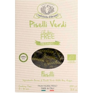 Fusilli de Ervilhas sem Glúten embalagem 250 g - Rustichella