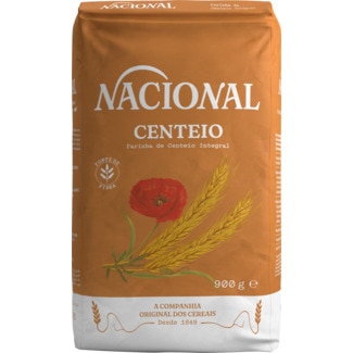 Farinha de Centeio Integral embalagem 900 g - Nacional