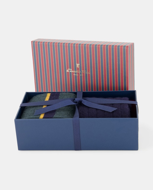 Imagen 0 de Calcetines cortos hombre en caja regalo de 2 pares