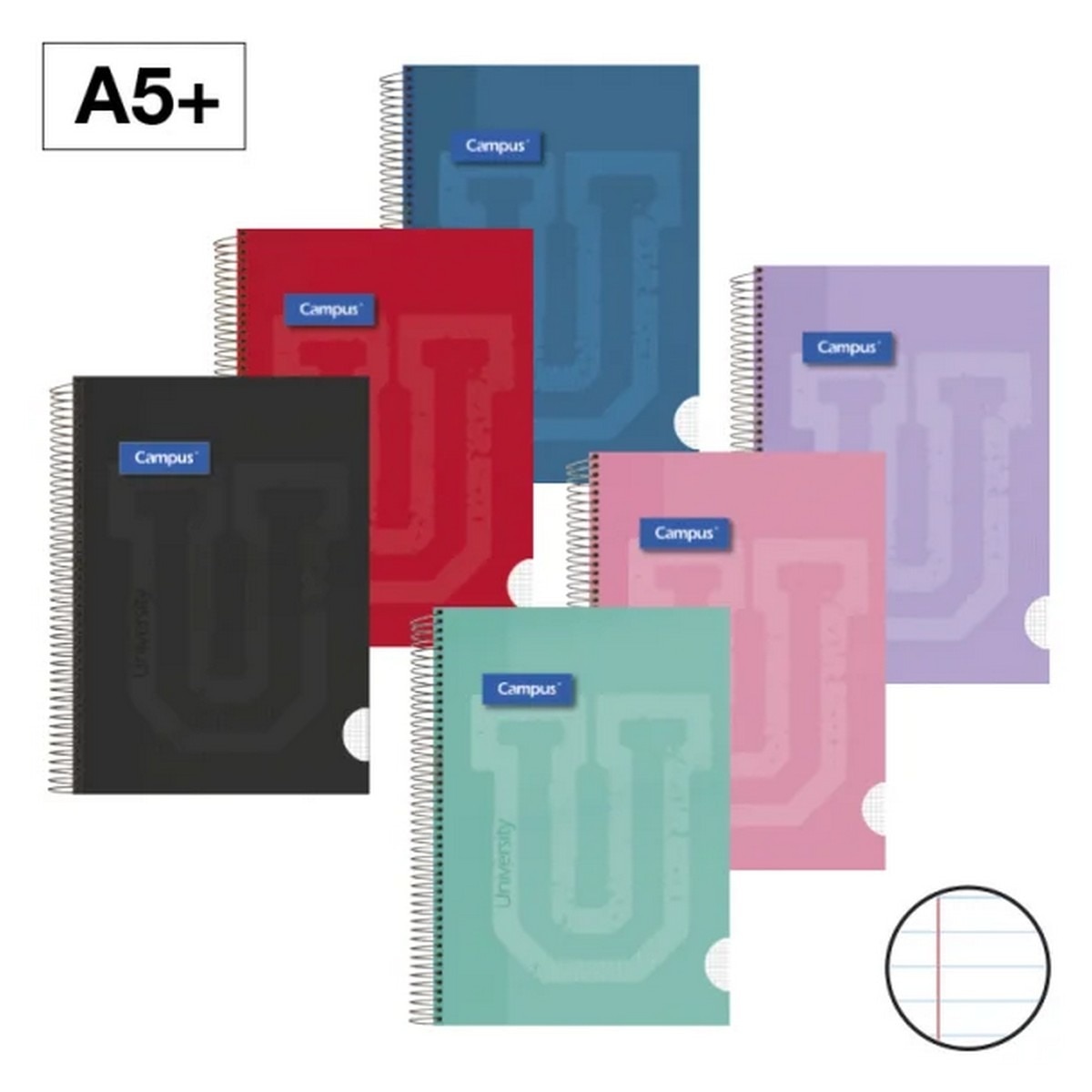 Caderno Campus A5 Pautado 1