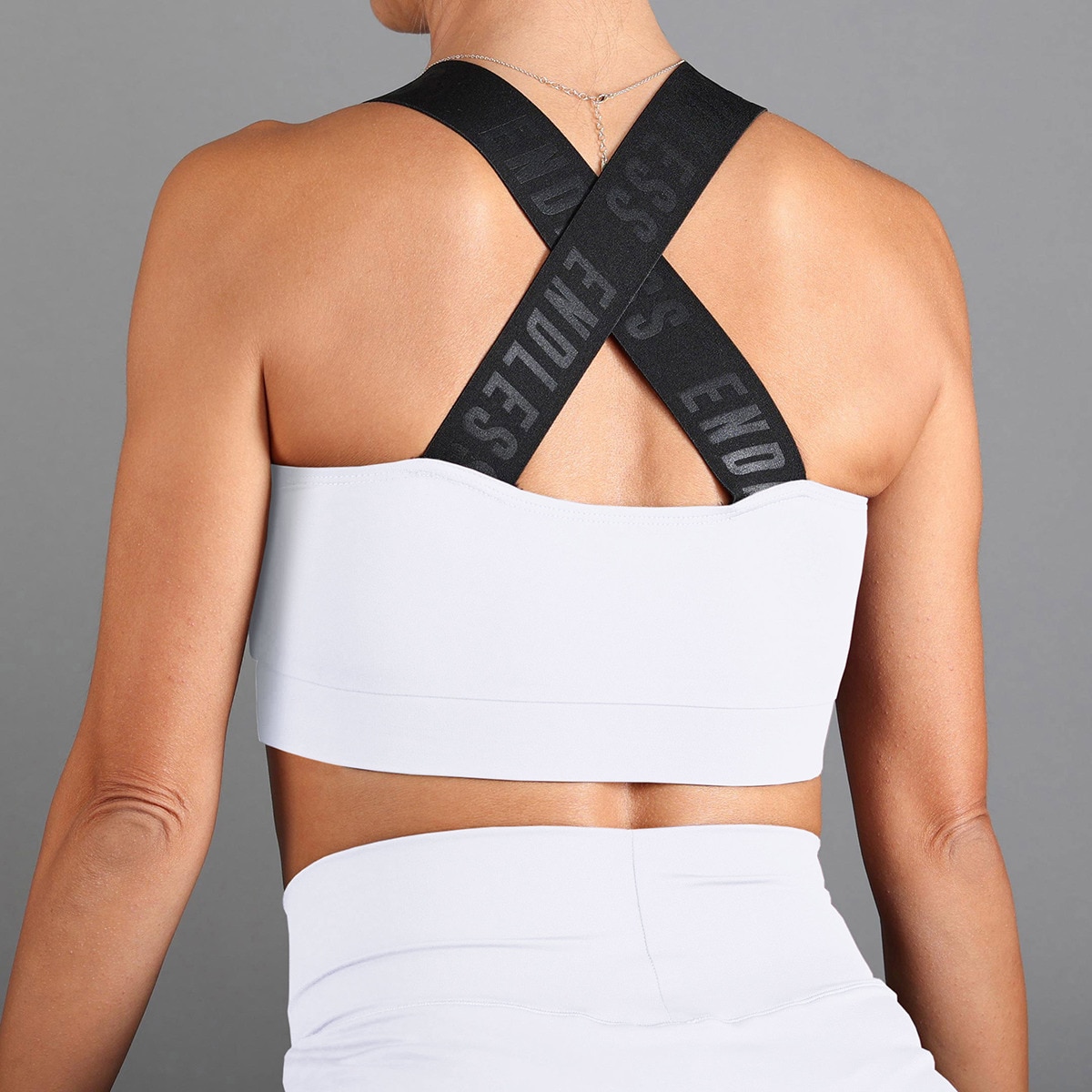 Top de Ténis-Padel Desportivo de Mulher Iconic Branco-2