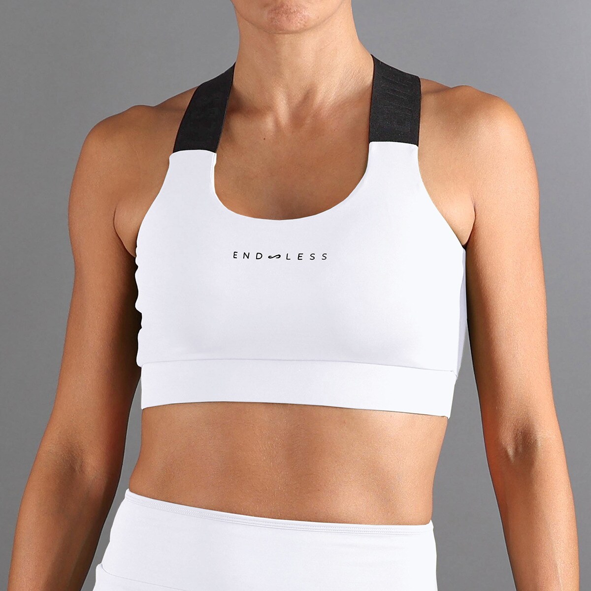 Top de Ténis-Padel Desportivo de Mulher Iconic Branco-1