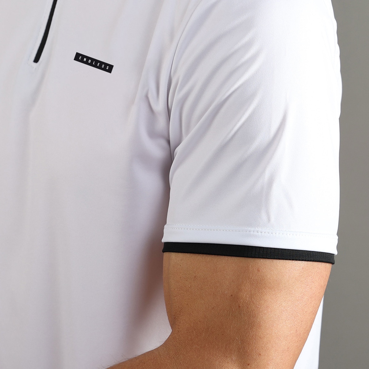 Polo de Homem Bravery Branco-4