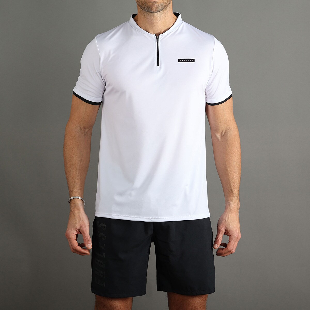 Polo de Homem Bravery Branco-3