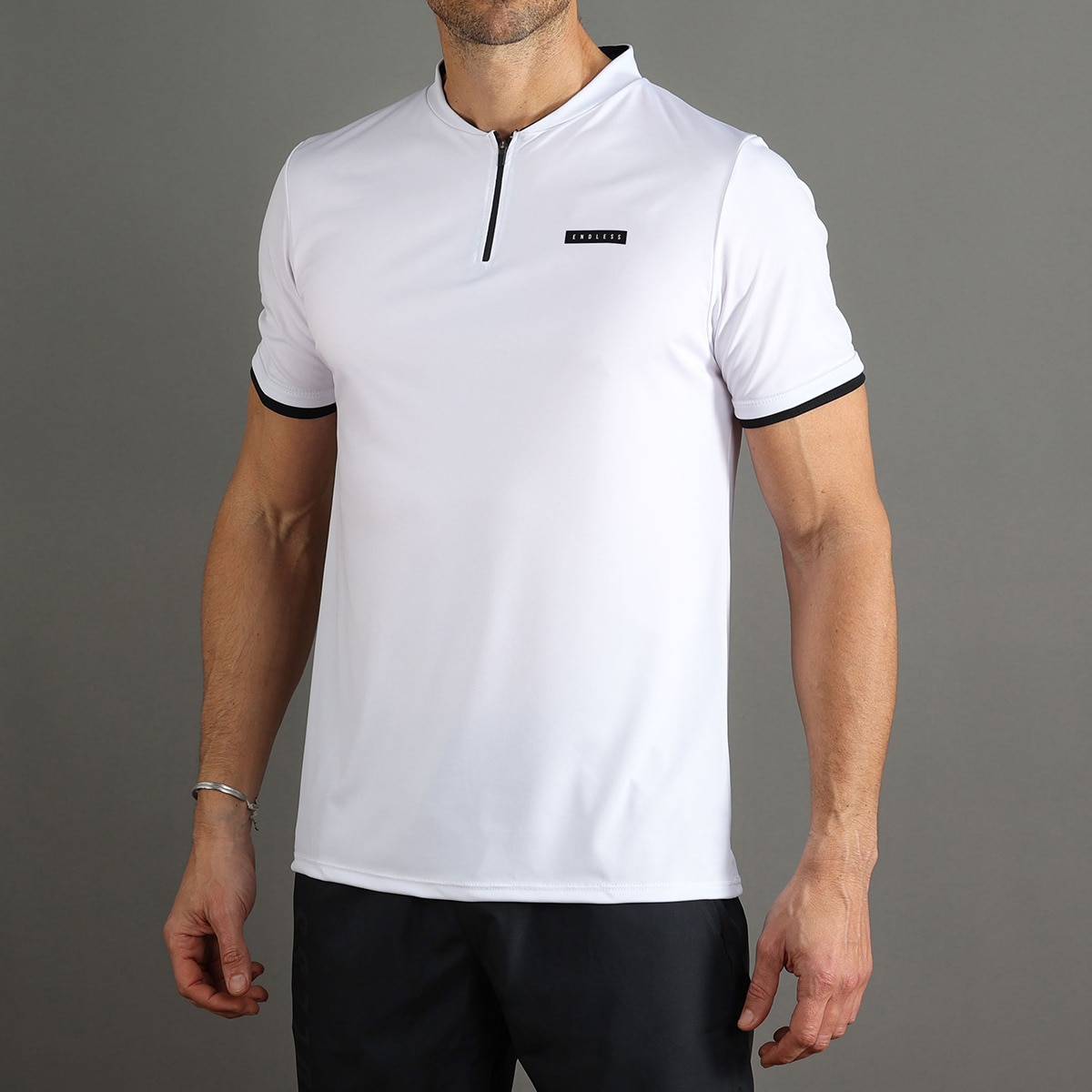 Polo de Homem Bravery Branco-1