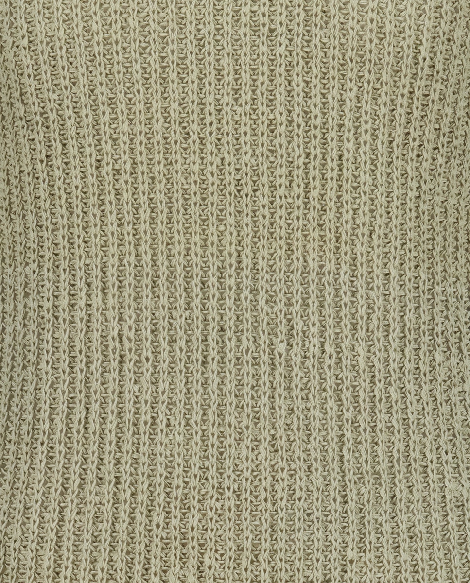 Camisola de Malha sem Mangas e com Gola Halter 510 Verde Claro-5