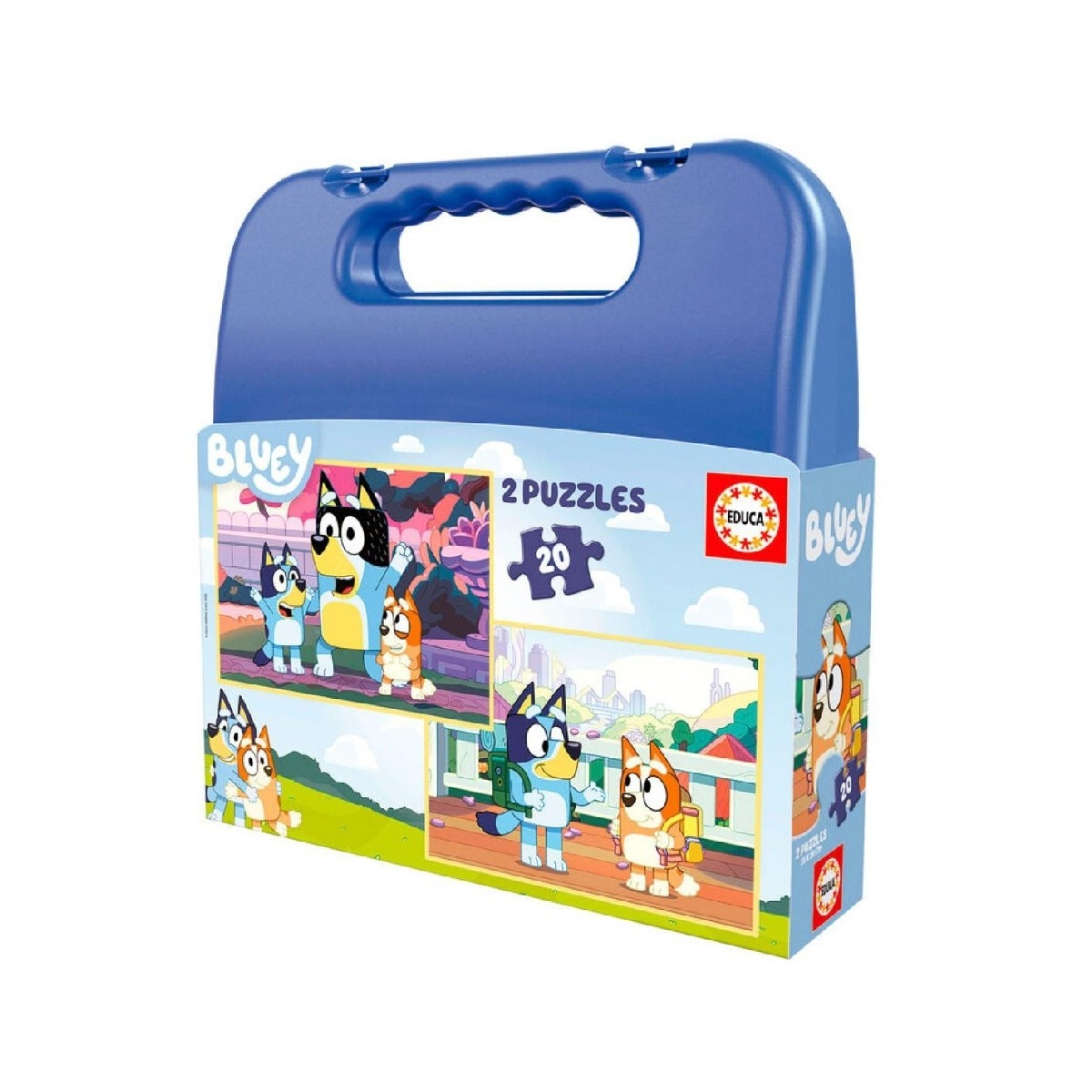 Puzzle Mala Bluey 2x20 Peças · Educa Borrás · El Corte Inglés