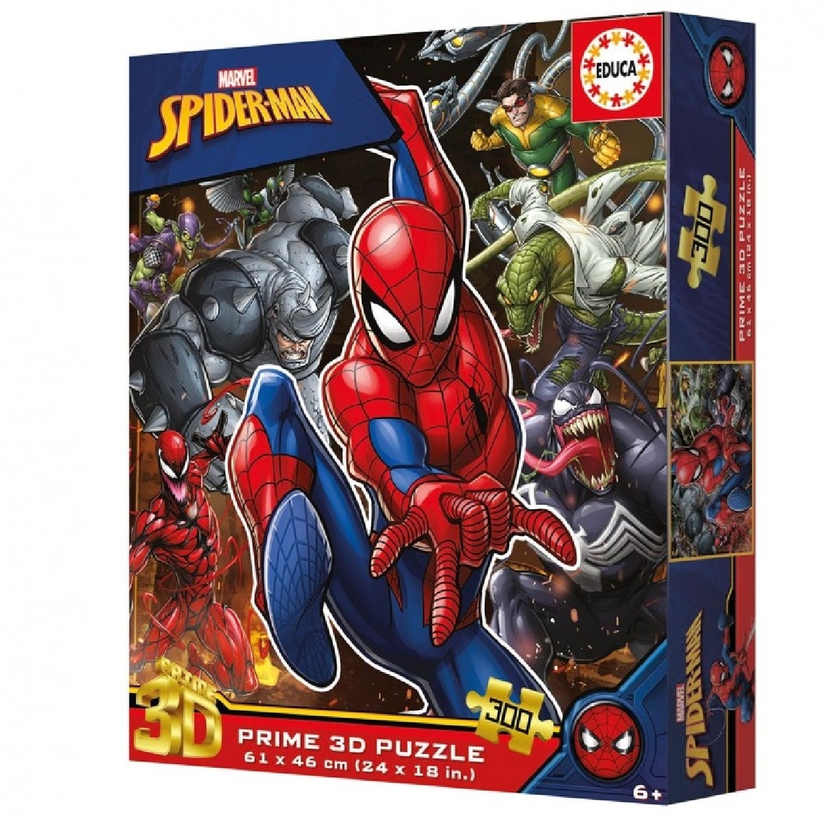 Puzzle 3D Lenticular 300 Peças Spider-Man 4