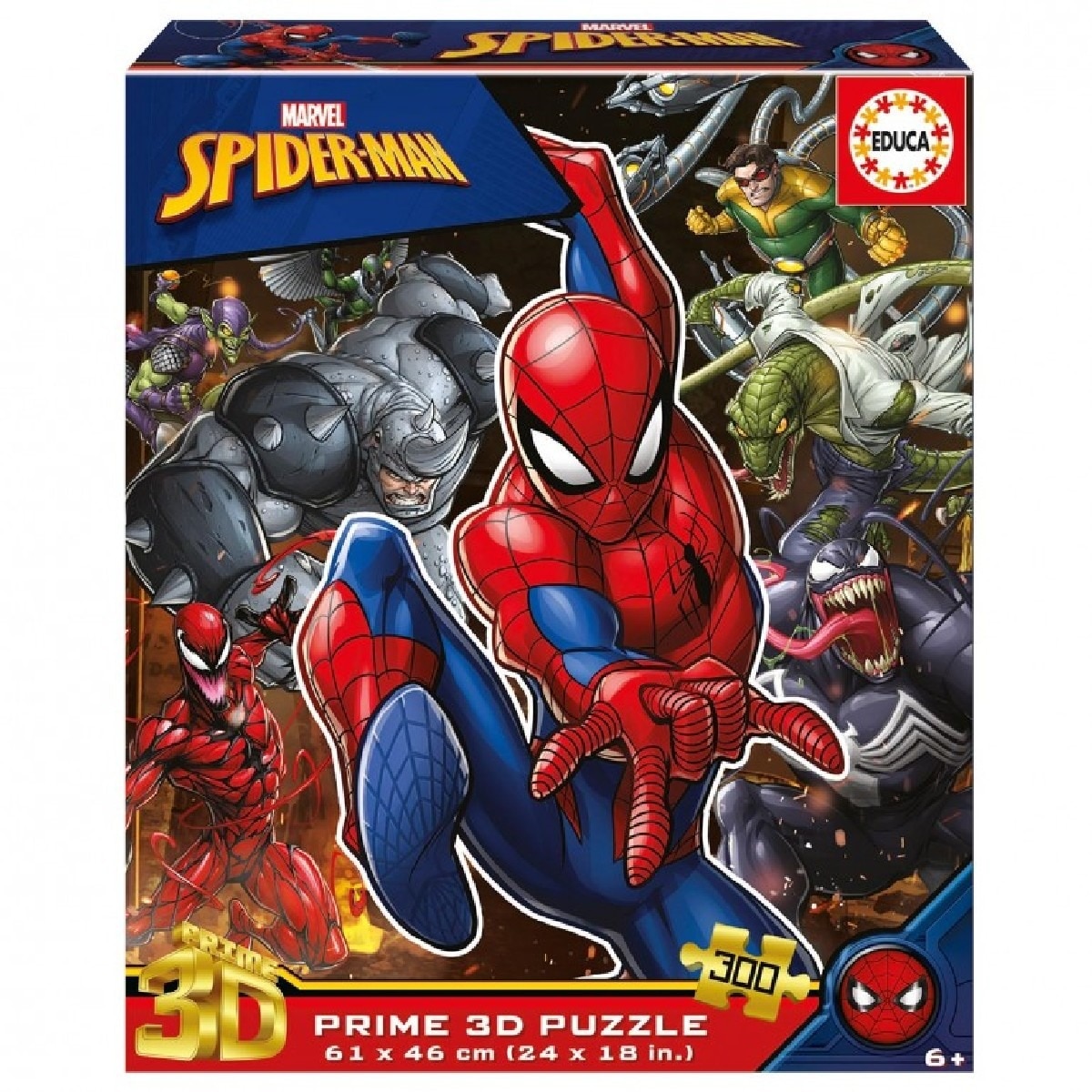 Imagem 0 de Puzzle 3D Lenticular 300 Peças Spider-Man