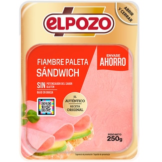Fiambre Sawdwich Fatias unidade 250 g - Elpozo