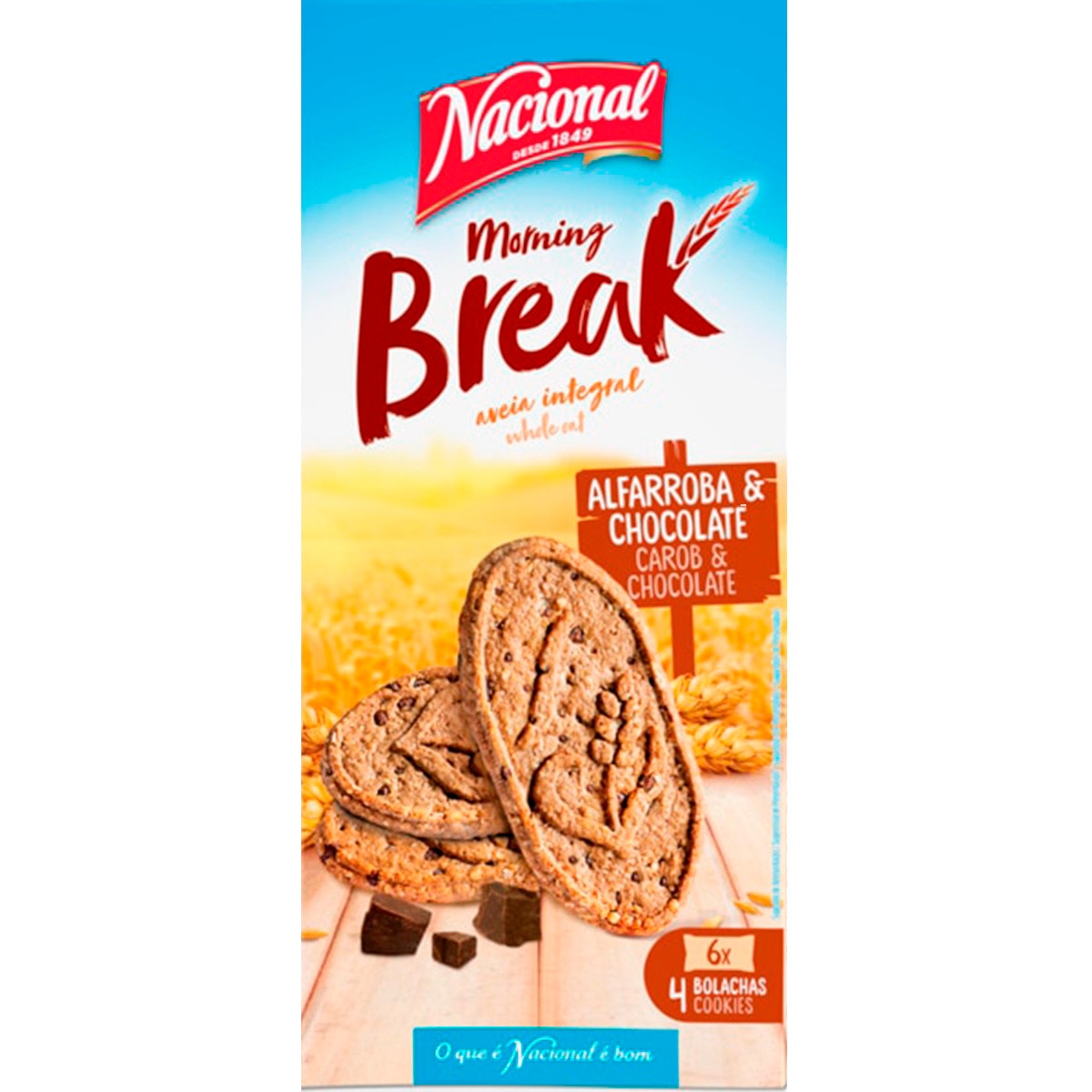 Bolachas Alfarroba e Chocolate embalagem 300 g