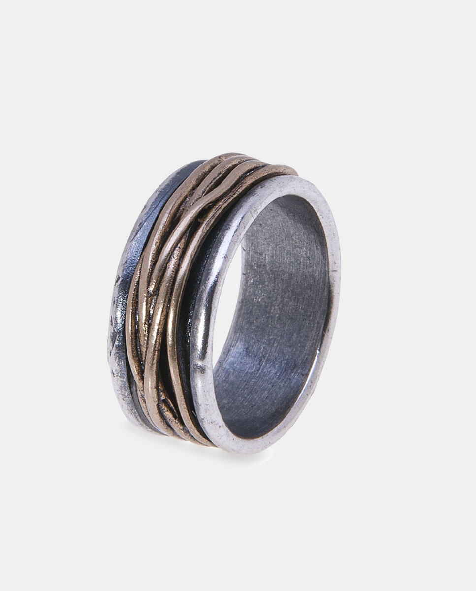 Anillo Man de plata Plata-1