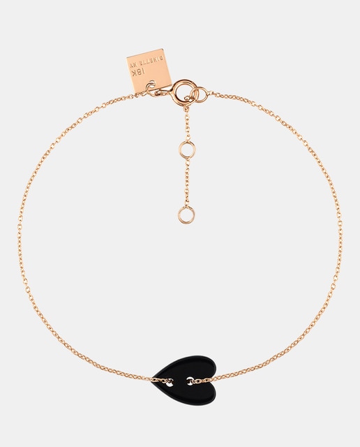 Imagen 0 de Pulsera Angele de oro y ónix negro