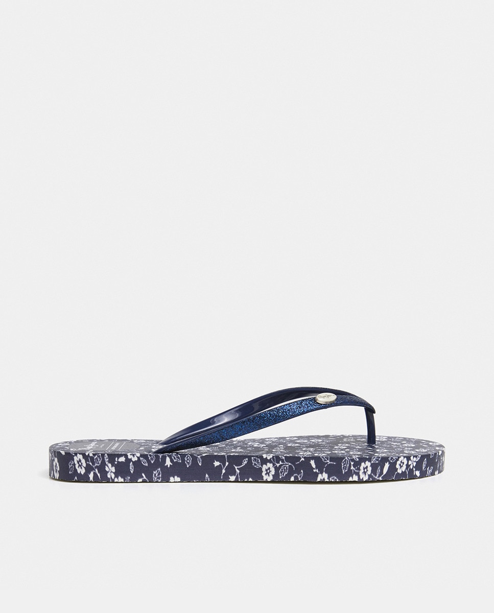 Chinelos de Praia Rake Coast com Estampado Floral 1