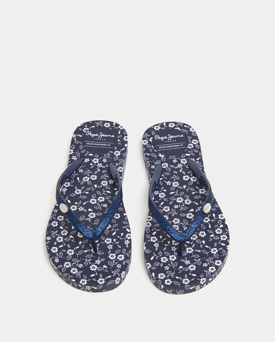 Chinelos de Praia Rake Coast com Estampado Floral 2