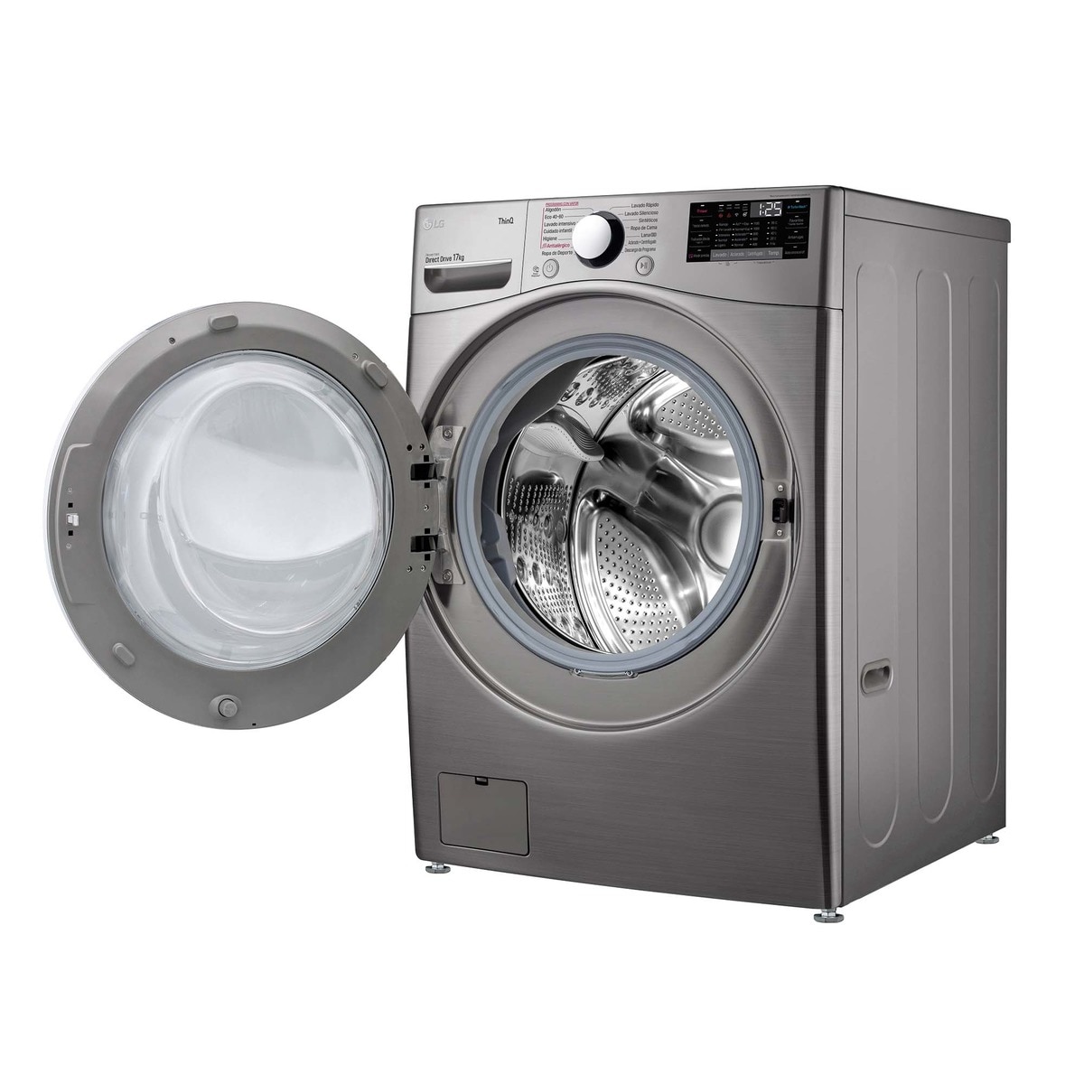 Lavadora LG 17 kg / 1.100 rpm  - F1P1CY2T Inox-7