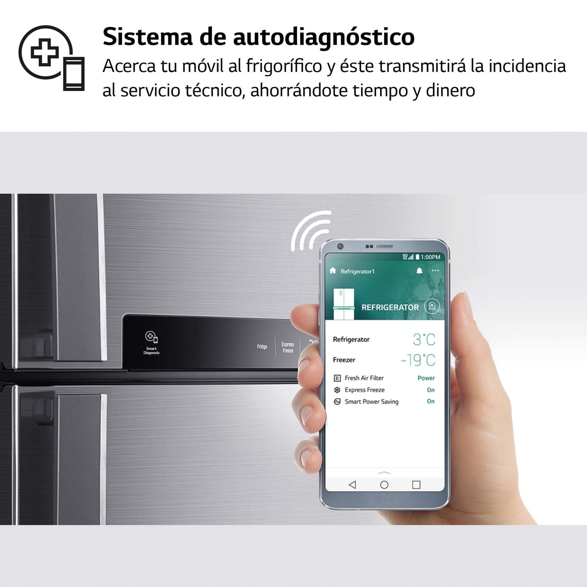 Frigorifico 1 puerta LG Door Cooling, No Frost - GLM71MCCSX Negro-10